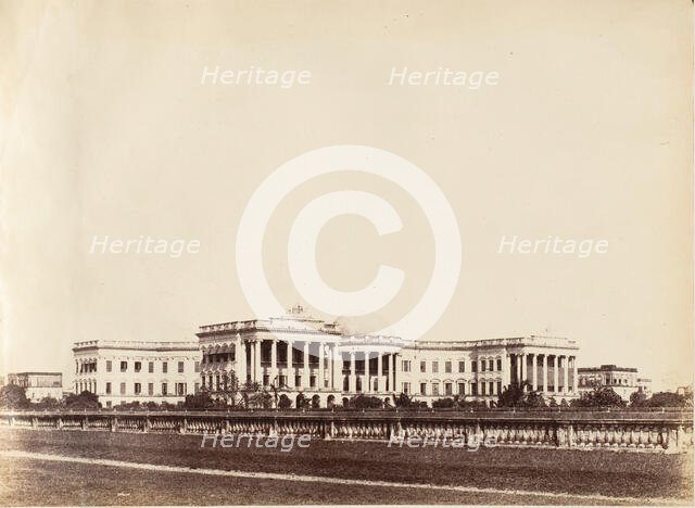 [Government House,Calcutta], 1850s. Creator: Captain R. B. Hill.