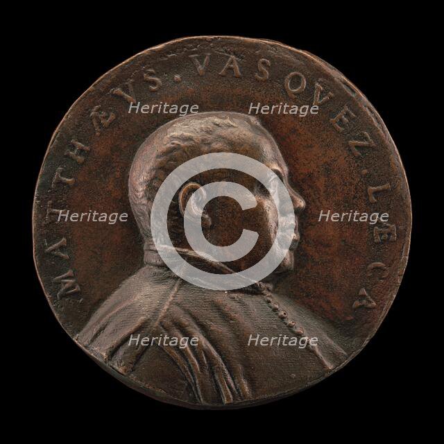 Mateo Vásquez, c. 1542-1591, Secretary to King Philip II from 1573 [obverse], c. 1573. Creator: Unknown.