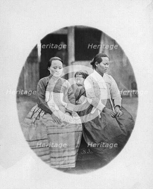 Korean women, 1865-1871. Creator: VV Lanin.