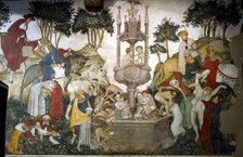 The Fountain of Youth, c.1420. Creator: Master of Manta (Maestro del Castello della Manta) (active 1420s).