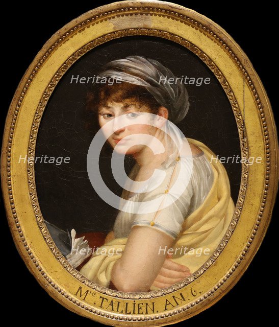 Portrait of Thérésa Cabarrus, Madame Tallien (1773-1835), 1798.