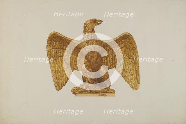 Architectural Ornament (Eagle), 1935/1942. Creator: Robert Pohle.