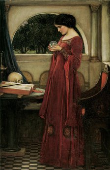 The Crystal Ball. Artist: Waterhouse, John William (1849-1917)