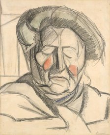 The Artist's Mother, 1915. Creator: Umberto Boccioni.