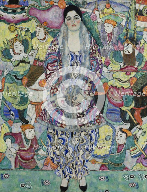 Portrait of Friederike Maria Beer, 1916. Creator: Klimt; Gustav (1862-1918).