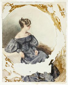 Seated Woman in Black Gown, n.d. Creator: William Henry Hunt.