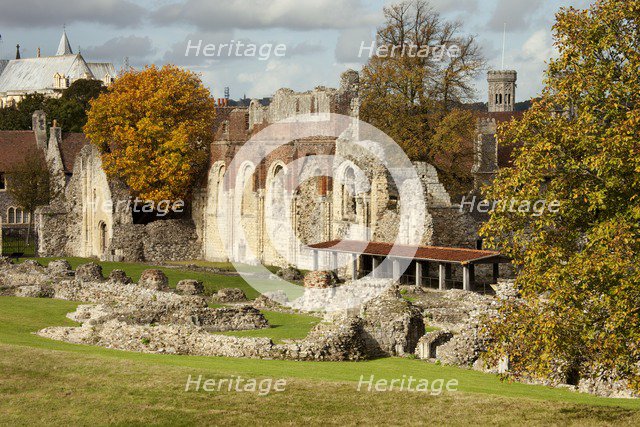 St Augustine's Abbey, Canterbury, Kent, c2009. Artist: Steve Cole.