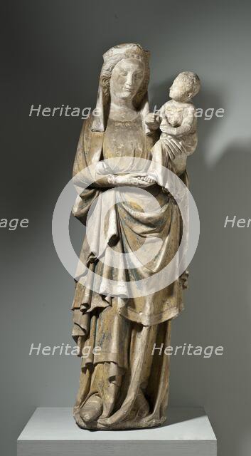 Virgin and Child with a Goldfinch, between c.1300 and c.1350. Creator: Unknown.