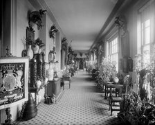 The entrance hall at the White Lodge, Richmond Park, London, 1892. Artist: Bedford Lemere and Company