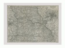 Map of Missouri, USA, c1900s. Creator: Emery Walker Ltd.