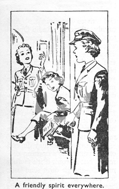 'A friendly spirit everywhere', 1940. Artist: Unknown.