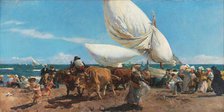 The Return from the Fishing, 1898. Creator: Sorolla y Bastida, Joaquín (1863-1923).