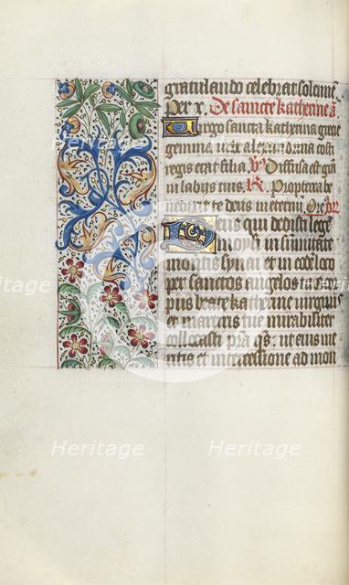 Book of Hours (Use of Rouen): fol. 53v, c. 1470. Creator: Master of the Geneva Latini (French, active Rouen, 1460-80).