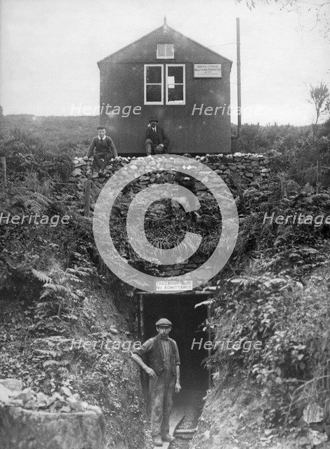 Trecarne Mine, Cornwall, c1900-1929(?). Artist: Unknown