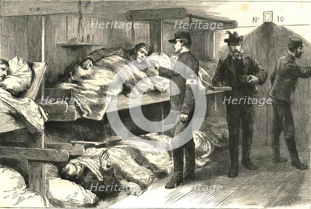 'With the Knights of Malta - the Luxury of a Smoke', Serbo-Bulgarian War, 1885 (1886) Creator: Unknown.