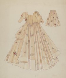 Dress, c. 1936. Creator: Syrena Swanson.