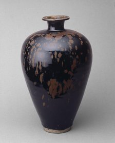 Ovoid Bottle with 'Partridge-Feather' Mottles, Northern Song dynasty, 11th/early 12th cent. Creator: Unknown.