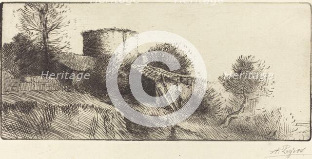 Pigeon Tower (La tour aux pigeons). Creator: Alphonse Legros.