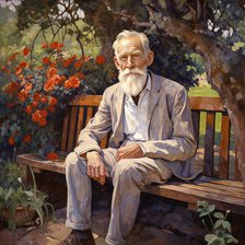 AI IMAGE - Portrait of George Bernard Shaw, 1930s, (2023). Creator: Heritage Images.