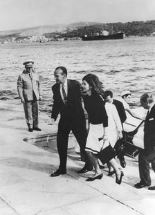 Jacqueline Kennedy (1929-1994) visiting Istanbul, Turkey, 1963. Artist: Unknown