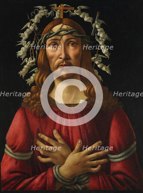 The Man of Sorrows, c. 1500. Creator: Botticelli, Sandro (1445-1510).
