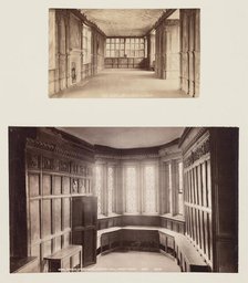 Ballroom and Oriel Window in the Dining Room, Haddon Hall, Derbyshire, between 1870 and 1880. Creator: George Washington Wilson.