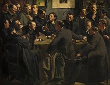 A Session of the Art Society 'Als Ik Kan', 1886. Creator: Henri Luyten.