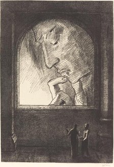Lumiere (Light), 1893. Creator: Odilon Redon.