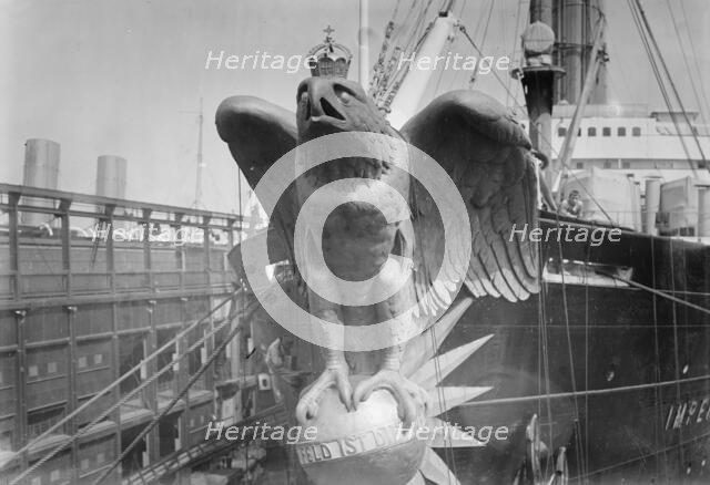 IMPERATOR - figurehead, between c1910 and 1914. Creator: Bain News Service.