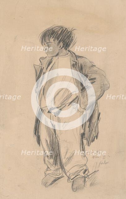 Gypsy boy, 1920. Creator: Stefan Fodor.