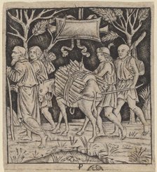 Abraham and Isaac on Their Way to Mount Moriah, c. 1490/1510. Creator: Peregrino da Cesena.