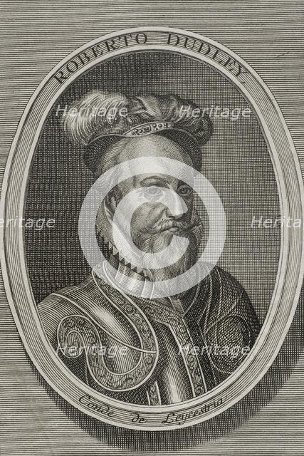 Robert Dudley (1532-1588), English nobleman and statesman, 1748. Creator: Unknown.