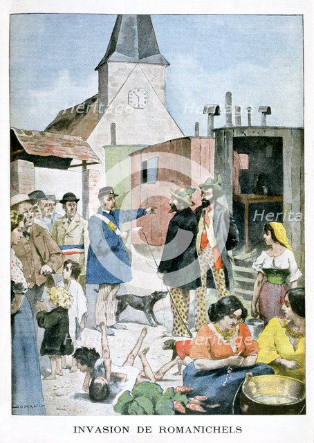 Invasion by Romanise, 1901. Artist: Unknown