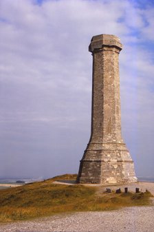 Hardy Monument, to Admiral Sir Thomas Hardy on Blackdown Hill, Dorset, 20th century. Artist: CM Dixon.