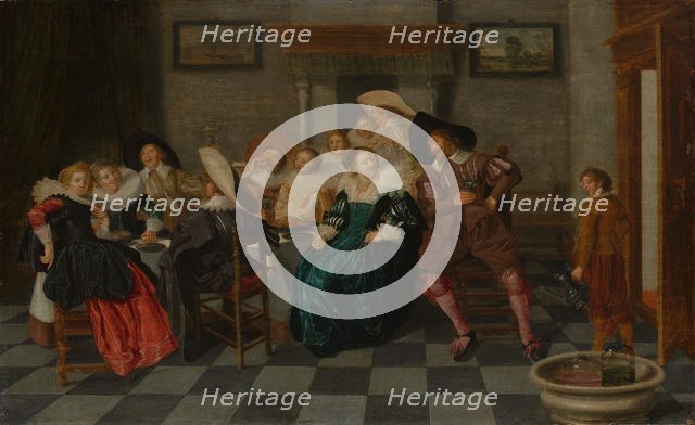 A Banquet, 1628. Creator: Dirck Hals.