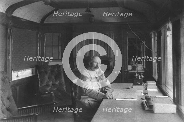 ''Le General Petain dans son Wagon-Salon', 1916 (1924) Creator: Unknown.