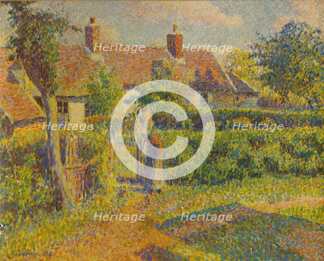 'La Chaumière', 1887, (1935). Creator: Camille Pissarro.