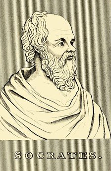 'Socrates', (c470-399 BC), 1830. Creator: Unknown.