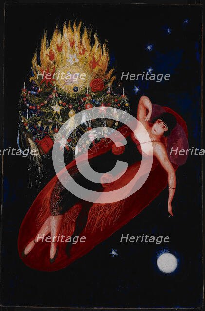 Portrait of My Sister, Ettie Stettheimer, 1923. Creator: Stettheimer, Florine (1871-1944).