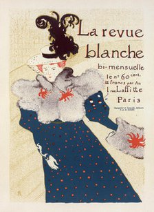 Affiche pour la "Revue Blanche"., c1897. Creator: Henri de Toulouse-Lautrec.