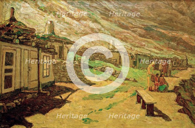 Old village in the Caucasus, 1940. Creator: Vogeler, Heinrich (1872-1942).