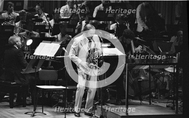 Johnny Dankworth, Barbican, London, 1986.   Artist: Brian O'Connor.