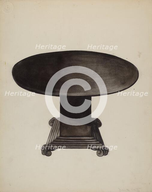 Dining Room Suite, 1935/1942. Creator: Juanita Lantz.