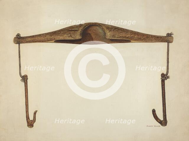 Bucket Yoke, c. 1941. Creator: Bessie Vandre.