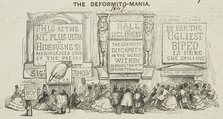 The Deformito-Mania, 1847.  Creator: Unknown.