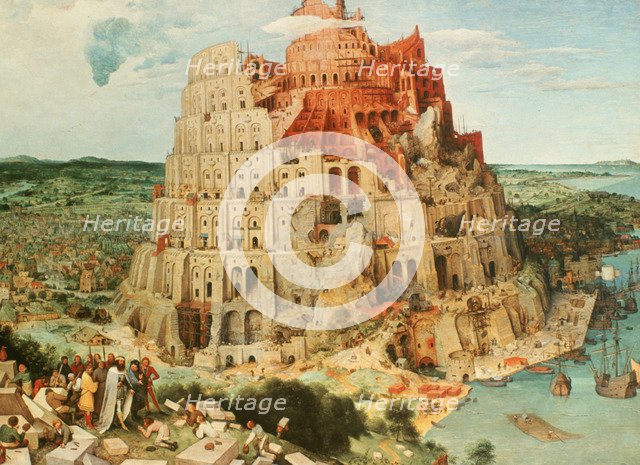 'Tower of Babel', 1563. Artist: Pieter Bruegel the Elder
