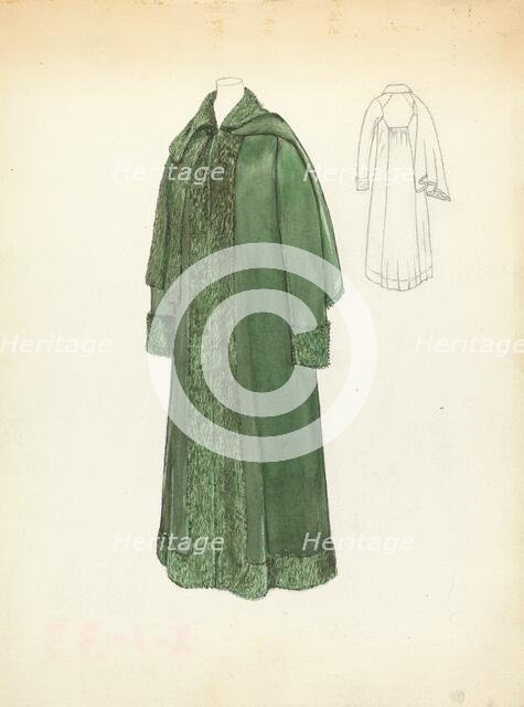 Woman's Coat, 1935/1942. Creator: Margaret Concha.