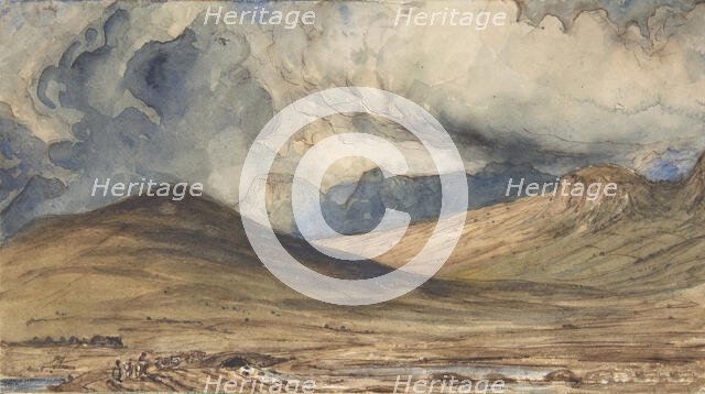 Mountains of Auvergne, 1831-33. Creator: Paul Huet.
