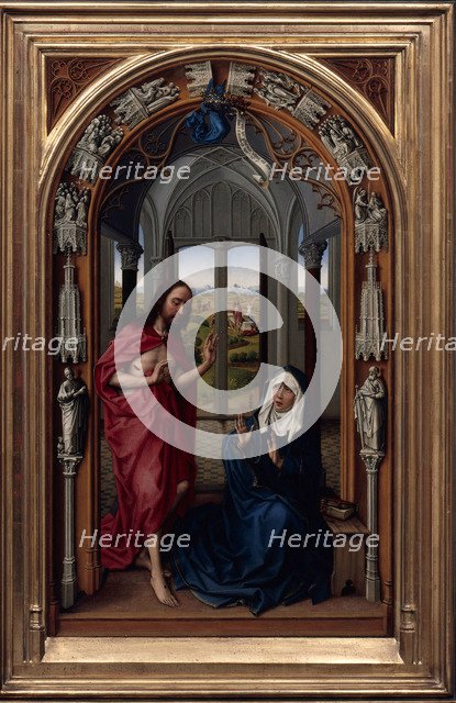 The Altar of Our Lady (Miraflores Altar), c. 1440. Artist: Weyden, Rogier, van der (ca. 1399-1464)