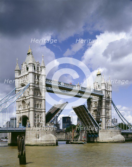 Tower Bridge, c1990-2010. Artist: Unknown.
